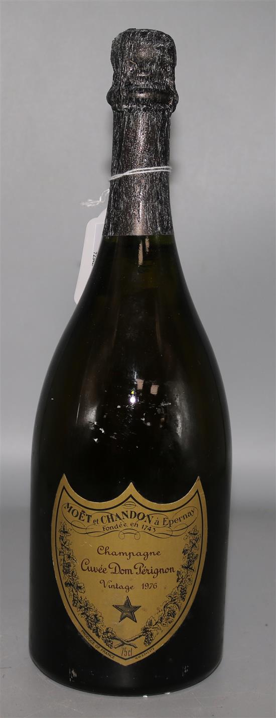 One bottle of Dom Perignon Vintage Champagne, 1976, (level 0.5cm below base of foil).